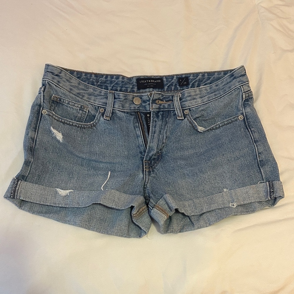 Lucky Brand Women's Light Blue Jean Shorts